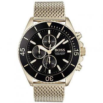 Hugo Boss Mens Chronograph Quartz Watch with Stainless Steel Strap 1513703