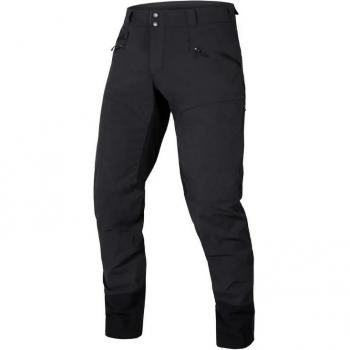 Pantalones largos Endura Singletrack II para hombre, color negro, talla XXL, sin badana