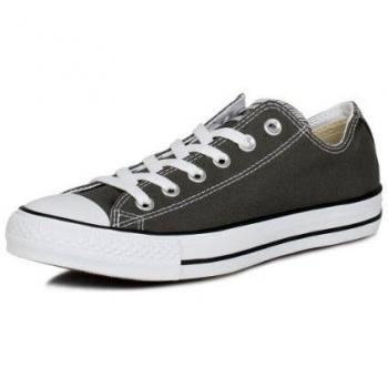 Converse Chuck Taylor All Star Low Top Sneakers, Charcoal Gray, Men's EU36
