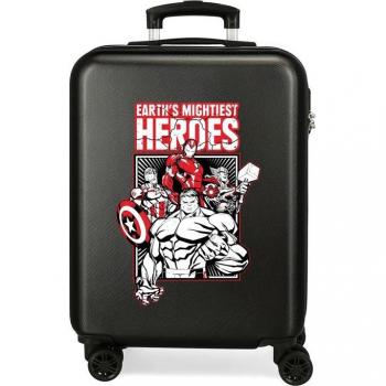 Maleta de cabina Marvel Los Vengadores ABS Rígida Mightiest Heroes Negro