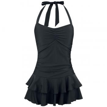 Pussy Deluxe Lovely Chic Swimsuit Mujer Bañador Negro S 80% poliéster, 20% elastán