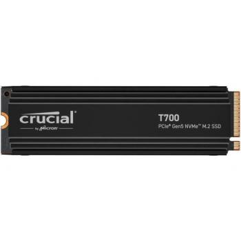 Crucial T700 2TB M.2 PCI Express 5.0 NVMe Solid State Drive with Heatsink - CT2000T700SSD5
