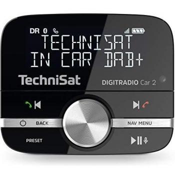TechniSat TechniSat DigitRadio Car 2 Dab + Adaptador con Bluetooth y función Manos Libres para actualizar un Auto radios Negro