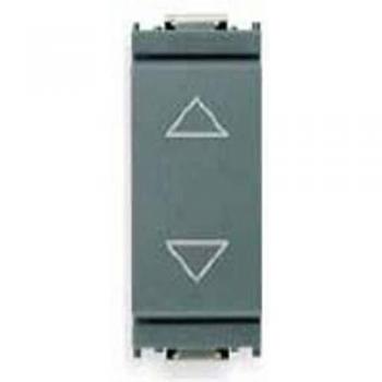 Pulsador Interruptor Doble Vimar Idea 10A con Indicadores Antracita
