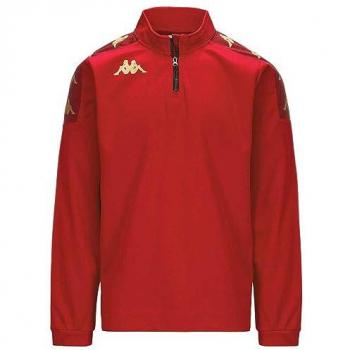 Chaqueta de entrenamiento infantil Kappa Gassolo media cremallera roja 6 años unisex
