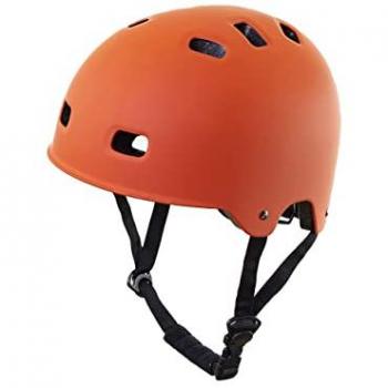 Casco Urbano Urban Motion con Protección CE para Patinetes Eléctricos y Bicicletas, ABS rojo coral, talla M, ajustable con rueda, homologado CE, EN-1078