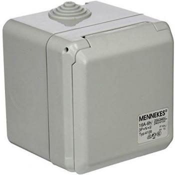 Enchufe de Pared Mennekes Cepex CEE 16A 5 Polos 400V IP44