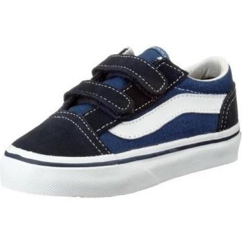 Vans Old School Valcanised - Zapatillas de lona para niños unisex, Azul, 24