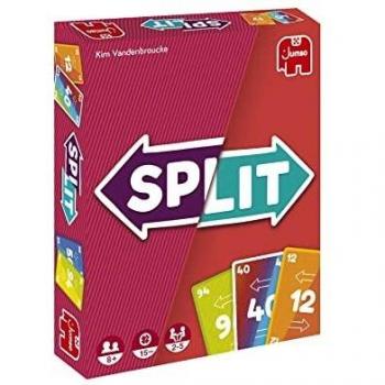 Jumbo Split Original 1 a 4 Jugadores a Partir de 8 años-Español-Juego de Cartas, Multicolor