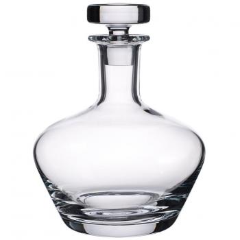 Villeroy & Boch No. 3 Scotch Whisky Decanter - Crystal Glass Carafe with Stopper, 1.0 L Capacity