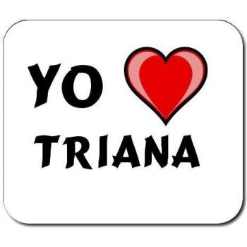Almohadilla con estampada de Te quiero Triana