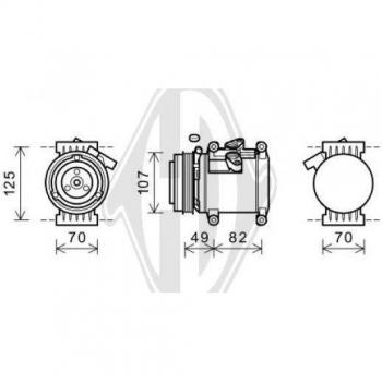 Compresor de aire acondicionado DIEDERICHS DCK1156