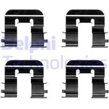 Kit de accesorios para pastillas de freno de disco DELPHI LX0676