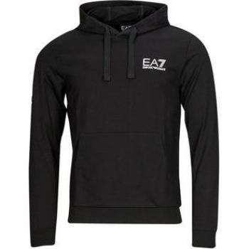 EA7 Emporio Armani Logo Series Hoodie - Black - Men's Regular Fit XL