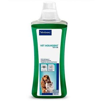 Virbac Vet Aquadent Elixir bucal para animales - 500 ml