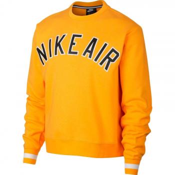 Nike M NSW Air Crew FLC Camiseta, Hombre, University Gold, M