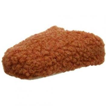 WOOLSIES Hedgehog Natural Wool, Pantuflas Unisex Adulto, Rojo