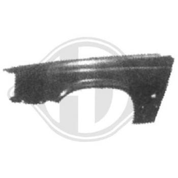 Guardabarros Diederichs 7622006 - Aleta de guardabarros, compatible con varios modelos de vehículos, fabricado en plástico de alta calidad, diseño específico para ajuste perfecto, acabado en color negro