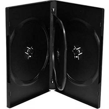 MediaRange BOX17 Funda de DVD 4discos Negro funda para discos ópticos - Fundas para discos ópticos