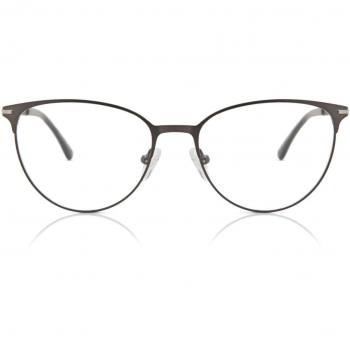 Cat Eye Montura Completa Metálica Marrón Armazones para Mujer - Gafas Anti-Azules - SmartBuy Collection