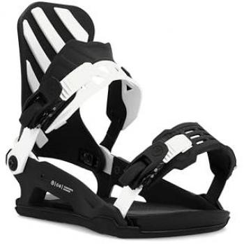RIDE C8 BLACK M - Fijaciones de snowboard, modelo 2024, color negro, talla M