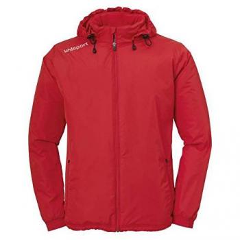 Uhlsport Essential Coach Chaqueta Cuello Alto con Capucha, Hombre, Rojo, 164