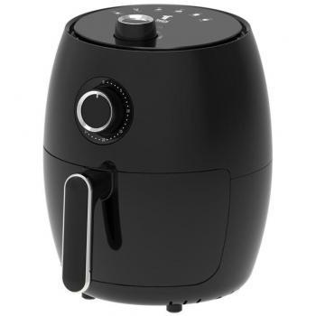 Thulos TH-FR2505 Freidora de Aire Eléctrica 1000W Capacidad 2 Litros Color Negro