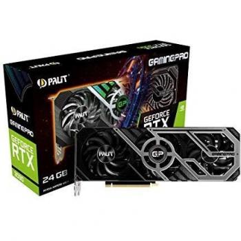 Palit GeForce RTX 3090 GamingPro 24GB GDDR6X Ray-Tracing Graphics Card, 10496 Core, 1395MHz GPU, 1695MHz Boost, 3 x DisplayPort, HDMI, Advanced TurboFan 3.0