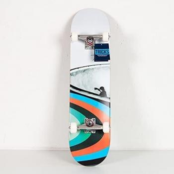 Tricks Bowl 7.87x31.60 Complete Skateboard, Adultos Unisex, Multicolor