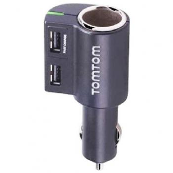 TomTom 9UUC.001.04 - Cargador de alta velocidad para GPS TomTom, negro- version importada
