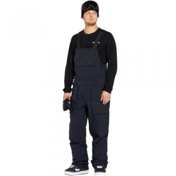 Volcom Roan Bib Overall Snowboard Pant - Mono de snowboard para hombre, color negro, talla XL