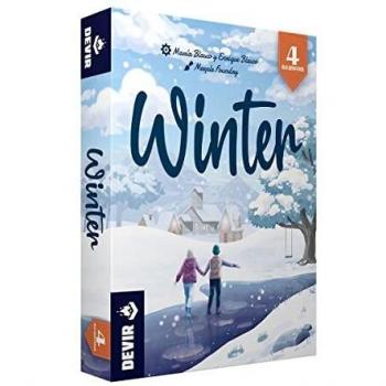 Devir Winter - Juego de Mesa Abstracto, Educativo y Cooperativo para Amigos y Familia, Apto para Mayores de 8 años