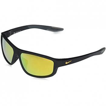 Nike Men's Rectangular Sunglasses DJ0803 - Gray - UV Protection - One Size