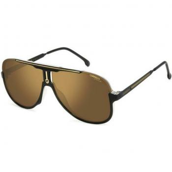 Carrera 1059/S Polarized Pilot Sunglasses - Black & Brown Unisex, 64mm