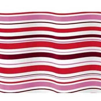 Gedy - Cortina G-Righe Rojo 180X200