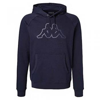 Sudadera Kappa Zaiver para Hombre, Azul Oscuro, Talla 3XL