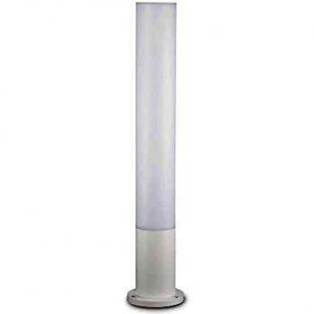 Lámpara de pie EDO OUTDOOR blanca de aluminio con 1 bombilla, IP44