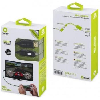 Muvit MUNTC0010 - Cable MHL HDMI/Micro USB