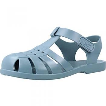 Cangrejera Igor Clásica Velcro Talla 34 Color Azul Oceánico