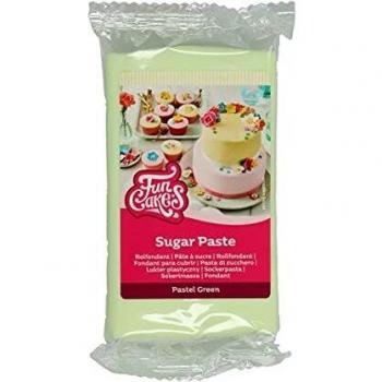 FunCakes Pasta de Azúcar Verde Pastel 250 g