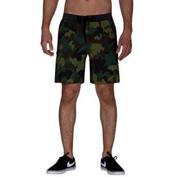 Hurley M Phantom Alpha Trainer Camo 18' Bermudas, Hombre, Cargo Khaki, M