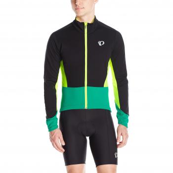 Pearl Izumi Elite Pursuit Softshell Jkt, hombre, Black/Pepper Green
