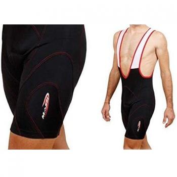 Massi C/T Team, Culotte Ciclismo Para Hombre, Negro