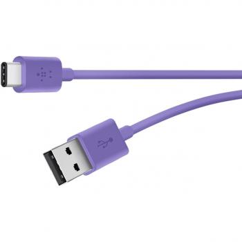 Belkin F2CU032bt06-PUR - Cable de USB-A a USB-C de Carga y sincronización