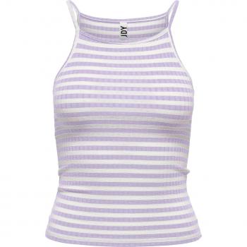 Camiseta de tirantes rayas lila para mujer JDY Fransiska