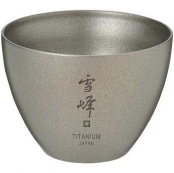 Titanium Sake Cup by Snow Peak, One Size, Model TW-020