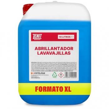 Detergente Lavavajillas Profesional Hostelpak 10L - Abrillantador Líquido con Acabado Brillante