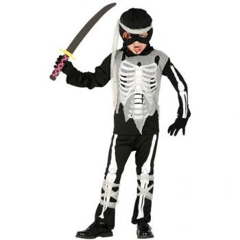 Disfraz de Ninja Esqueleto Infantil 3-4 años