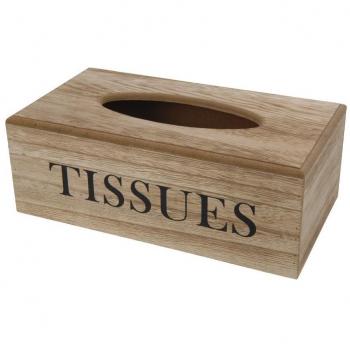 Mazali – Caja de madera para pañuelos de papel.