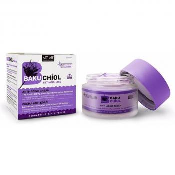 Vit Vit Cosmeceuticals Crema Antiedad con Bakuchiol 50ml - Crema Facial Antiarrugas, Hidratante, Vegana con Ácido Hialurónico y Retinol Vegetal